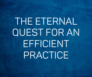 Jason Komadina, Sue Viskovic: The eternal quest for an efficient practice